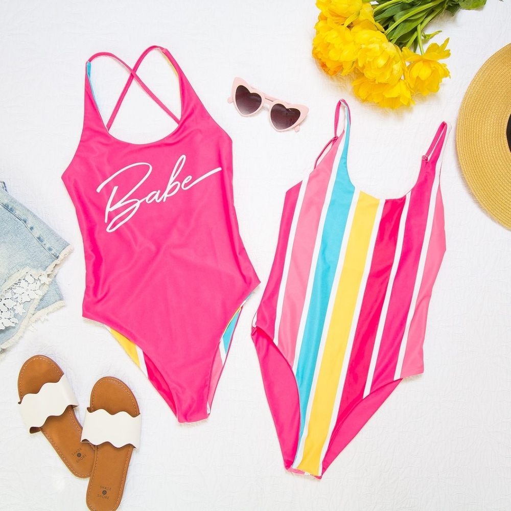 Reversible Swimsuit - Stag and Hen